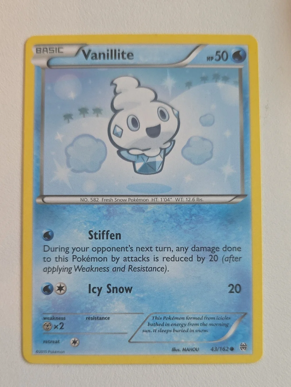 Pokemon Vanillish And Vanillite Cards